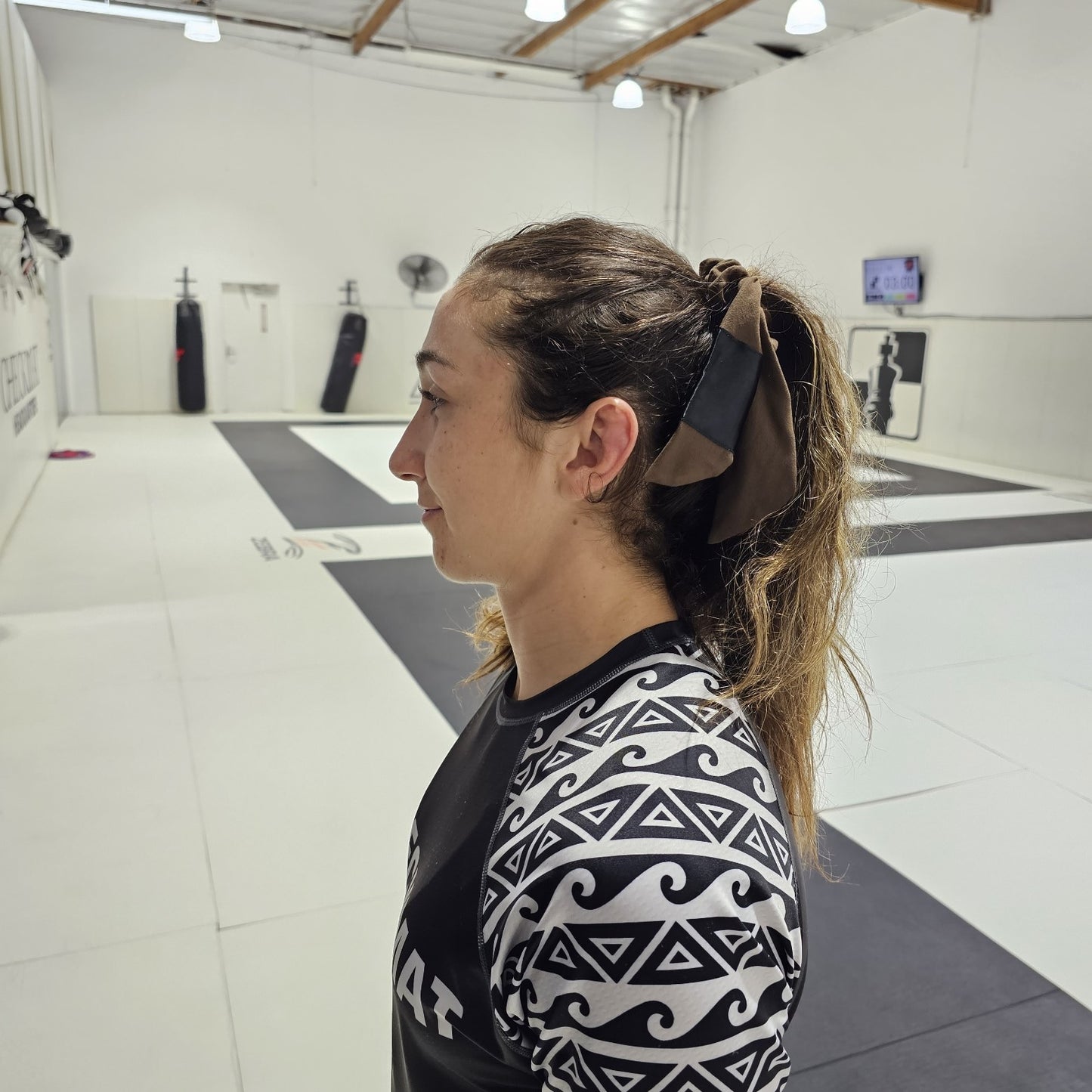 Brown Belt BJJ Ranked Hair Tie Scrunchie