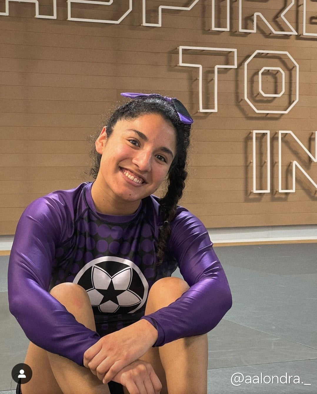 Purple Belt BJJ Ranked Hair Tie Scrunchie