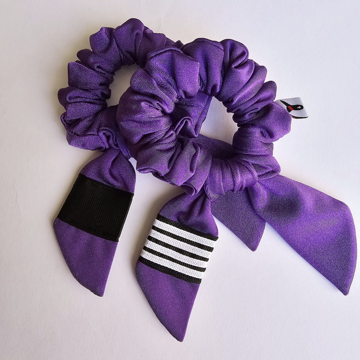 MINI Purple Belt BJJ Ranked Hair Tie Scrunchie