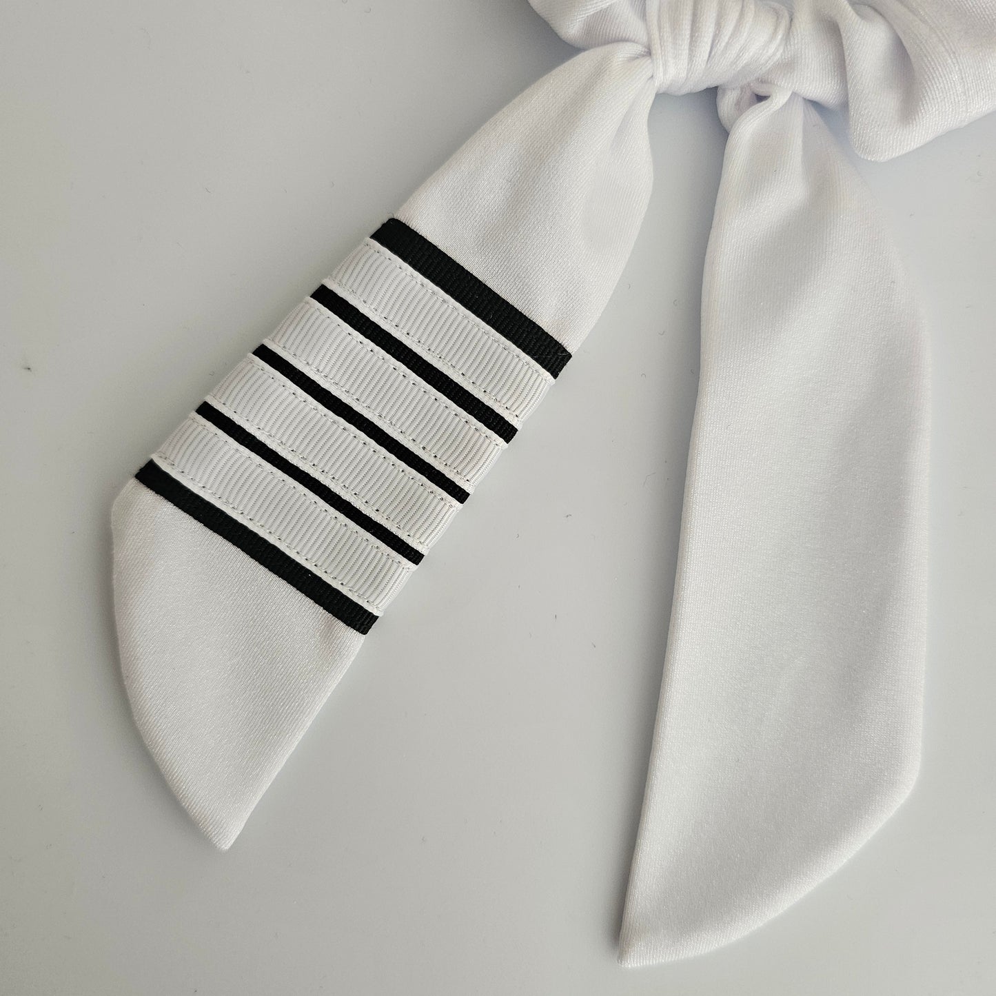 White Belt BJJ Ranked Hair Tie Scrunchie