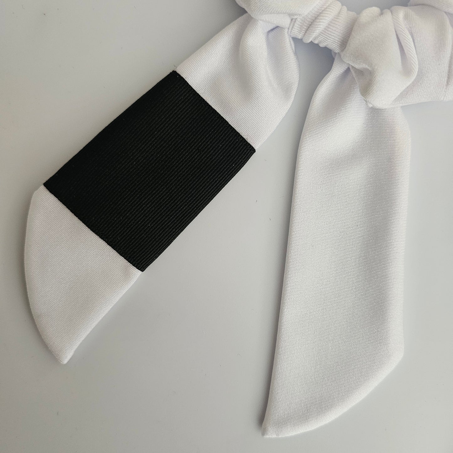 White Belt BJJ Ranked Hair Tie Scrunchie