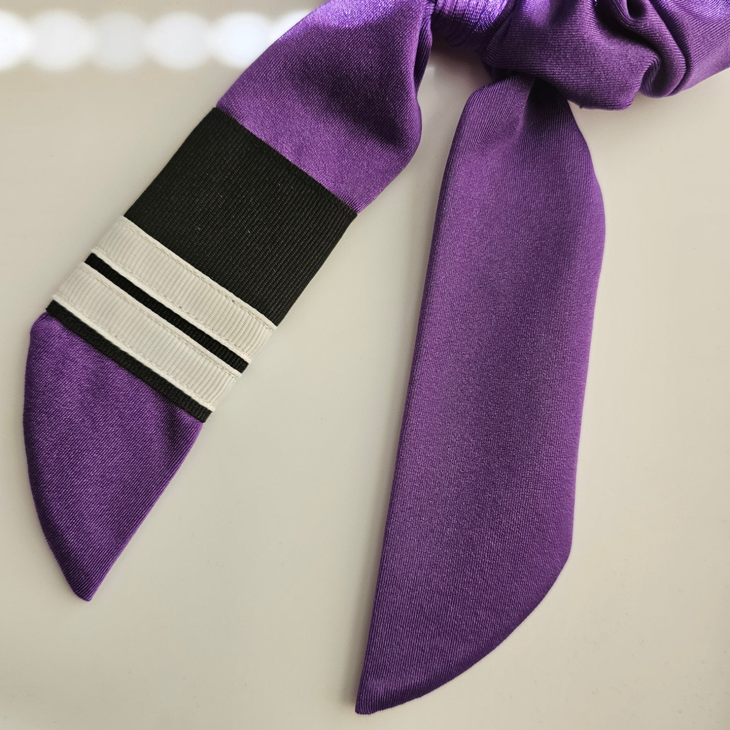Purple Belt BJJ Ranked Hair Tie Scrunchie