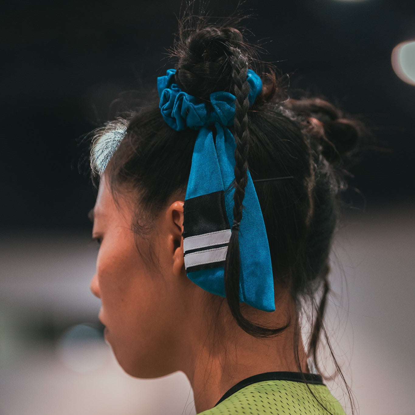 Blue Belt BJJ Ranked Hair Tie Scrunchie