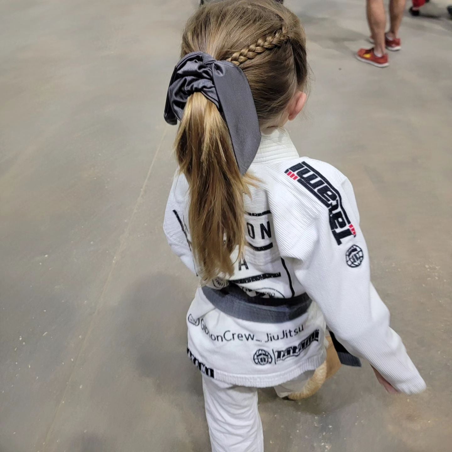 Gray Belt BJJ Ranked Hair Tie Scrunchie