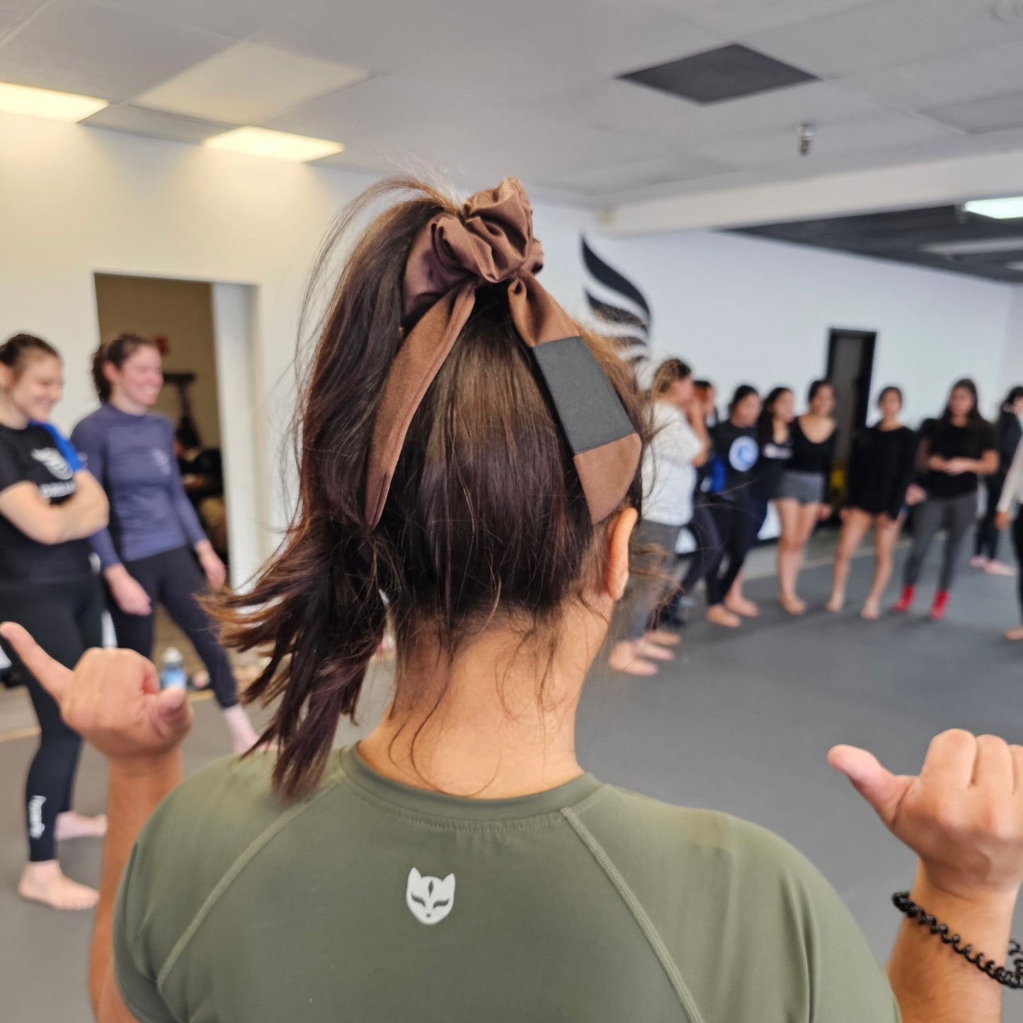 Brown Belt BJJ Ranked Hair Tie Scrunchie