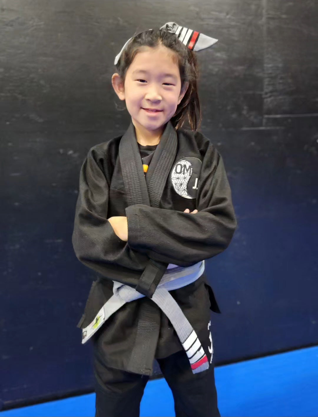 Gray Belt BJJ Ranked Hair Tie Scrunchie