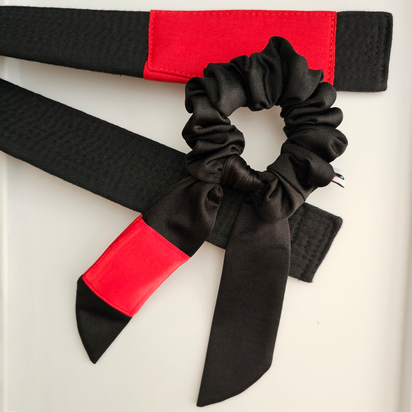 Black Belt BJJ Ranked Hair Tie Scrunchie