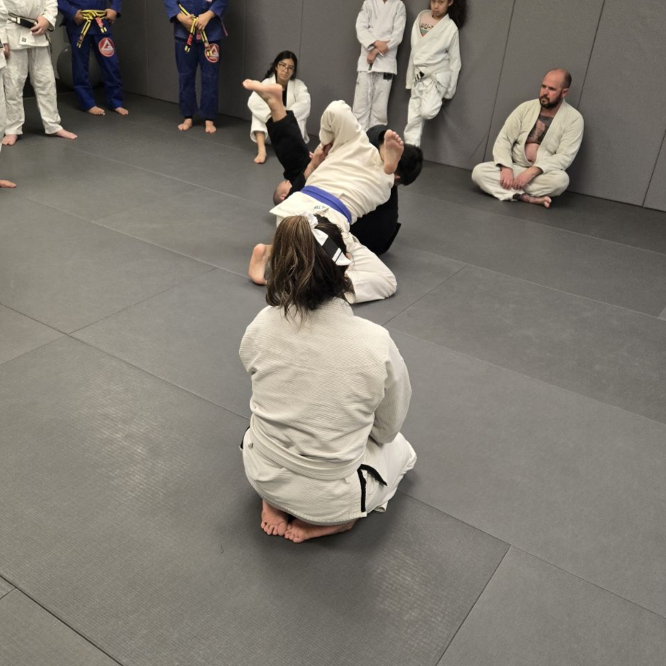 White Belt BJJ Ranked Hair Tie Scrunchie