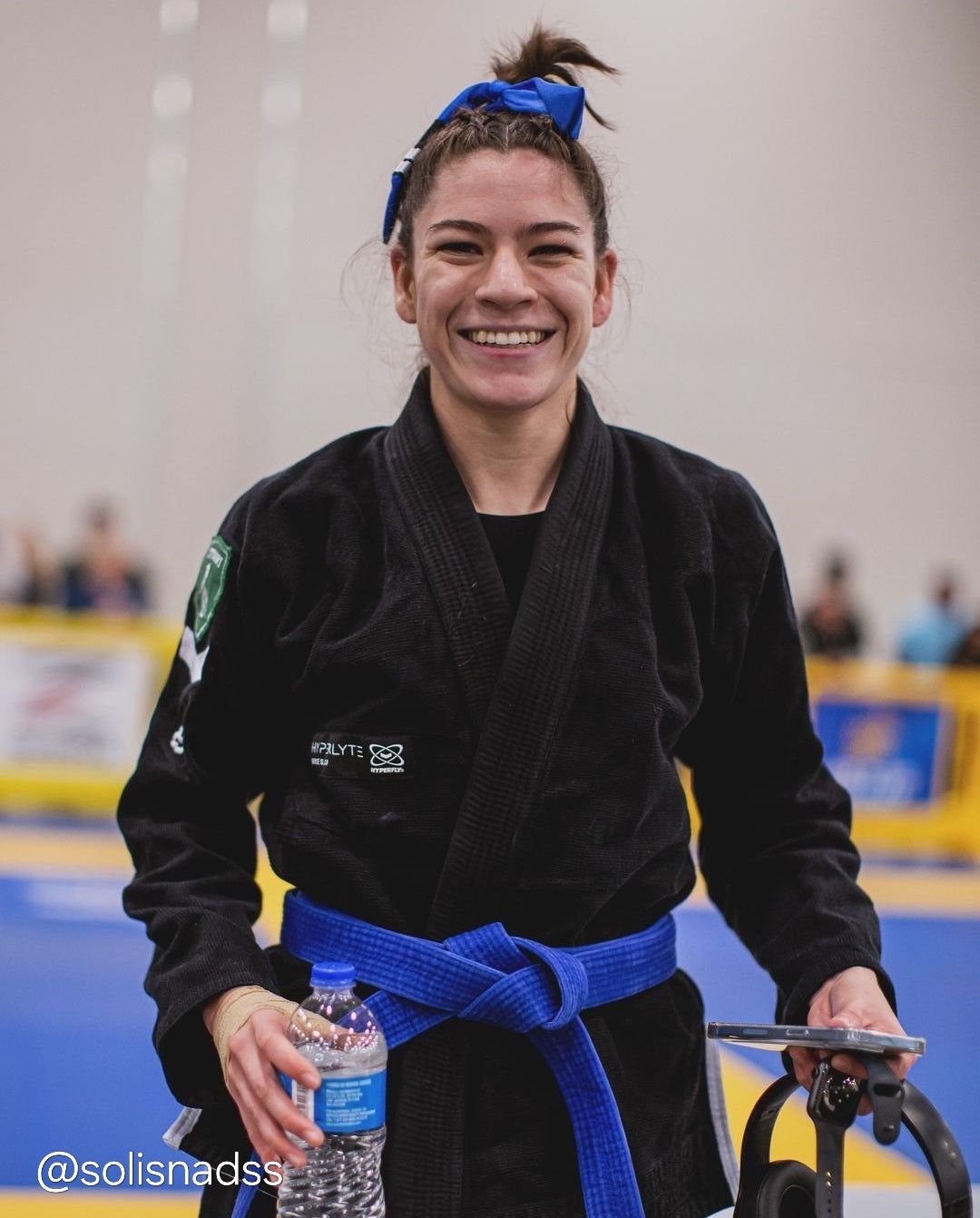 Blue Belt BJJ Ranked Hair Tie Scrunchie