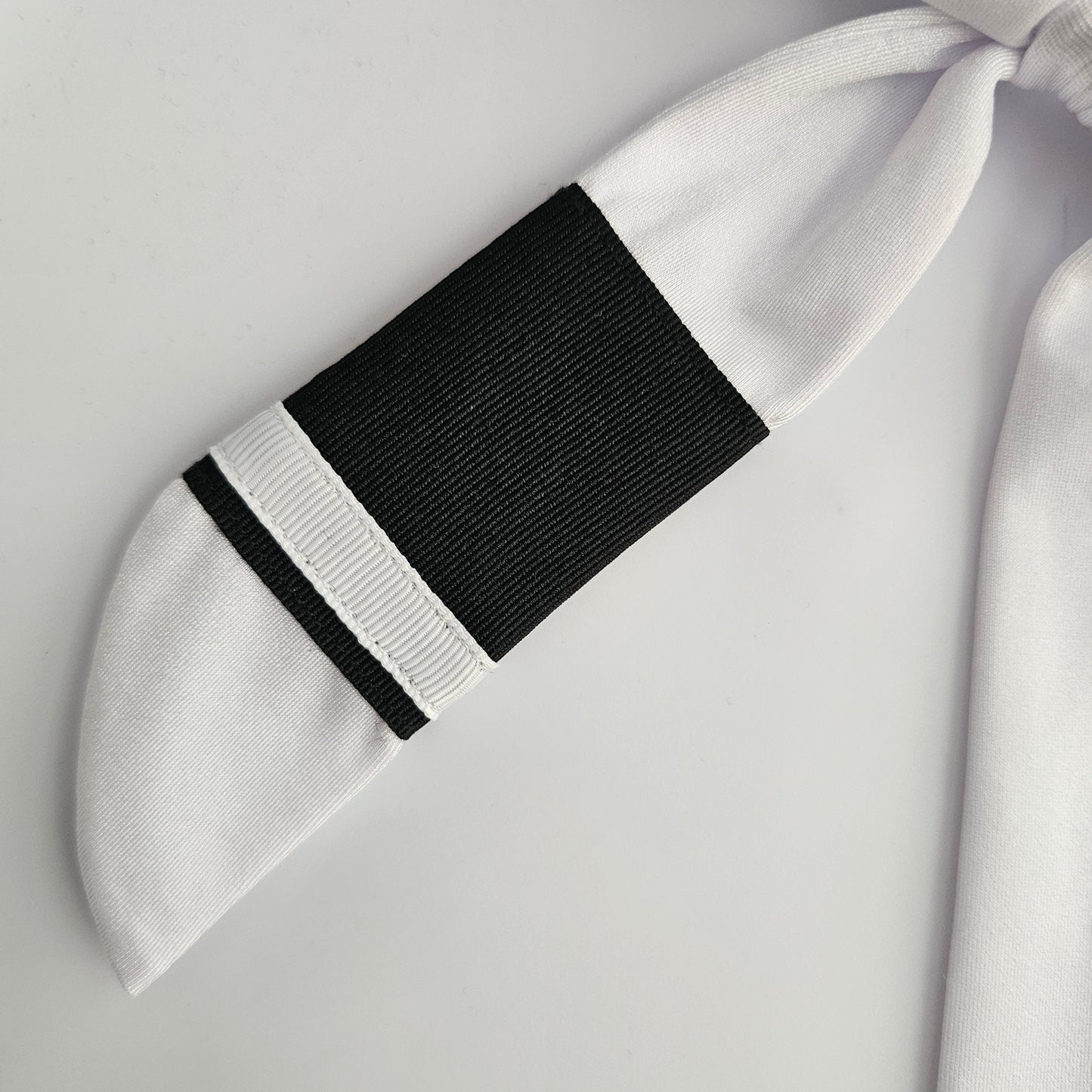 White Belt BJJ Ranked Hair Tie Scrunchie