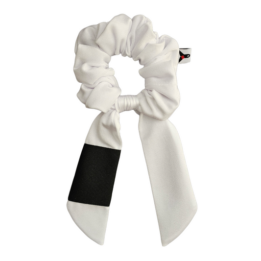 White Belt BJJ Ranked Hair Tie Scrunchie