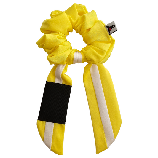 Yellow White Belt BJJ Ranked Hair Tie Scrunchie