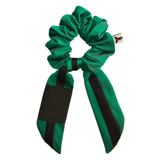 Green Black Belt BJJ Ranked Hair Tie Scrunchie